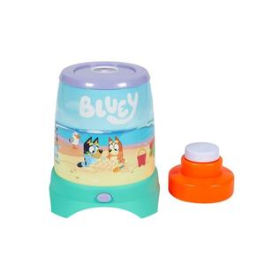 BLUEY Cyclone NO Spill Bubble Machine | Bluey Toy for Baby, Toddlers and Kids | Includes Non Toxic Bubble Solution