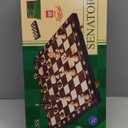 Magnetic Chess Board Set for Adults & Kids, 15" Wooden Folding Chess Boards, Handcrafted Portable Travel Chess Game with Pieces Storage Slots