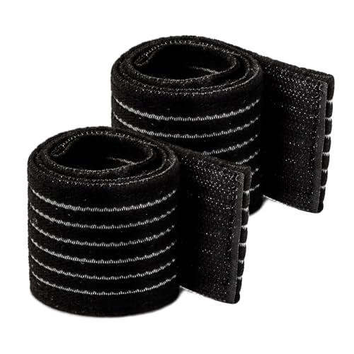 Comfytemp Ice Pack Strap, Stretchable, Reusable, 27.6 x 2 in, 2pcs, Ice Belt Extender Straps, Elastic Hook and Loop Extension Straps Add Length to Most Ice Packs, Multiple Uses