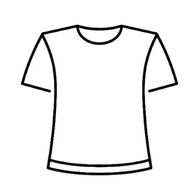 CC Provided T-shirt, Men's Big and Tall, Black, 3X Tall