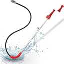 59787 Model K-3 Toilet Auger Clog Remover Toilet Snake for Unclogging with 3-Foot Snake and Bulb Head, Toilet Drain Snake Clog Remover Tool for Home, Office, School, and More