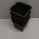 Bed Risers 4 inch Heavy Duty, 4 Pack Oversized Furniture Risers 6 inch, Black Bed Lifts Risers for Table, Sofa, Chair, Couch, Desk, Bed Frame Risers Supports Up to 6,500 Lbs