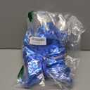 4P Blue Foil Fringe Tassel Banner Garland Metallic Tinsel Streamers Wall Hanging Curtain Backdrop Banner for Parade Floats, 2024 Graduation Decorations, Retirement Party Decoration