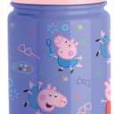 Simple Modern Kids Summit Water Bottle with Straw Lid | Peppa Pig 14oz Stainless Steel Cup Insulated Tumbler for Toddlers, School | Peppa Pig Bubbles