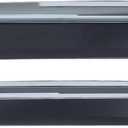 Front and Rear Passenger Side Door Lower Molding Trim for Toyota Highlander 2011-2013