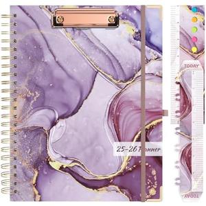 Eyrozill 2025-2026 Academic Planner, 8.5"x11", Weekly & Monthly Student Agenda with Stickers, Hardcover & Pockets, for School & College (July 2025 - June 2026)