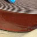Vinyl Wall Base Baseboard Molding Trim 4" Flexible Self Adhesive Rubber Wall Base Moulding Trim Peel and Stick Design, 4 Inch x 200 Feet, Brown Wood