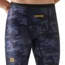 Onvous Modern Cut Swim Jammers for Men | Men's Athletic Swimwear 28-38 (Black)