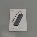 Acer 11 in 1 USB C HUB Multiport Adapter with 4K@60Hz HDMI, 1080P VGA, 2x10Gbps USB C, 2x5Gbps USB A, 100W PD Port, 1000Mbps Ethernet, SD/TF, Dual Monitor Docking Station for PC, Laptop, Desktop