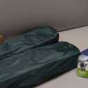 LET'S CAMP Camping Chair 2 Pack Folding Chair with 3-Can Cooler Bag Portable Lawn Chair with Cup Holder,Storage Pocket, Supports 225LBS, Collapsible Chair for Camp, Beach, Picnic (Green)