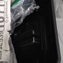 LALASTAR Mini Countertop Trash Can, Compact Waste Basket Garbage Can, Small Trash Bin with Lid for Desk/Office/Dorm, 3L/0.8 Gal, Black