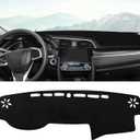 Dash Cover Custom Fit for Toyota 4Runner 2010-2024 2025 Advanced Sun Glare Reducer UV Protection Dashboard Cover Mat Premium Black Flannel Dash Mat Non-Slip Easy Install