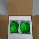2Pcs Glass Lemon Figurine Collectibles, 2inch Glass Fruits Decoration for Home Office Table Lemon Ornament Decoration