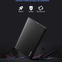 500GB Ultra Slim Portable External Hard Drive USB3.0 HDD Storage Compatible for PC, Desktop, Laptop, MacBook, Chromebook, Xbox One, Xbox 360, PS4 (Black)