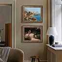 ArtXO 20x24 Canvas Frame Brown-Gold, for 20x24 Painting Up to 1in Deep