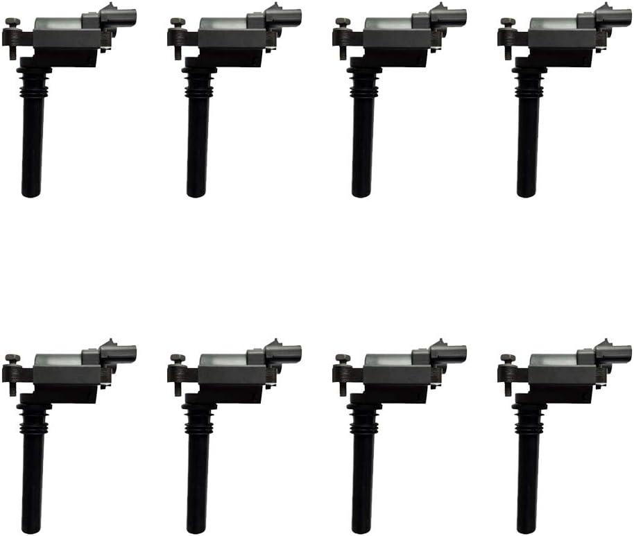 MAS Set of 8 Ignition Coil Pack Compatible with Chrysler 300 Dodge Durango Magnum Ram 1500 2500 3500 Jeep Grand Cherokee 5.7L V8 Replacement for 56028394AB UF378 IC508 C1414 56028394AC