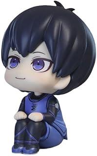 Isagi Yoichi Figure Anime Look Up Figurine 3.9'' PVC Cute Action Figure Model Cake Topper Collectible Statue