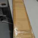 EaseLife 12 FT Double Sliding Barn Door Track and Handle Hardware Kit,Basic J Pulley,Slide Smoothly Quietly,Easy Install (12FT Track Kit for 33"~36" Wide Double Door)