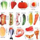 16Pcs Dog Toys Looks Like Real Food Dog Toys for Aggressive Chewers Dogs Teething Toy for Puppies Cute Puppy