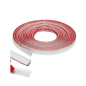 Flexible Trim Caulk Strip Wall Moulding Trim, 1/2 in x10 Ft Peel and Stick Trim for Wall Corner Deco, Ceiling, Backsplash Tile Edge, Countertops, Baseboard, Floor(White)