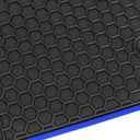 Car Rubber Floor Mat for Honda Civic 10th Generation 2016 2017 2018 2019 2020 2021, Custom Fit Rubber Black and Navy Blue Auto Floor Liners Mat All Weather Protection Heavy Duty Odorless