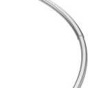 Zenna Home Curved Tension Shower Curtain Rod, Rustproof, Brushed Nickel, 32 to 40 Inches – Adjustable Shower Curtain Rod for Bathroom, Easy No Drill Install – NeverRust Tension Shower Curtain Pole
