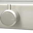 G-Sunny Metal Mobile Home/RV Shower Faucet,Two Handle Metal Shower Faucet Diverter With flow control valve,8 Inch (flow control valve, Brushed Nickel)