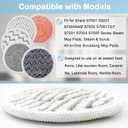 10 Pack Upgraded S7001 Pads Replacement Steam Mop Pads for Shark S7001 S8201 S7000 S7201 S8001 S7000AMZ, S7001TGT Series Steam Mop Pads,Steam&Scrub All-in-One Scrubbing Mop Pads,Part Model#:XKITP7000