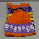 KYEESE Halloween Dog Sweater for Medium Sized Dogs Cute Pumpkin and Ghost Pattern Knitwear with Leash Hole Extra Warm and Soft Turtleneck Dog Apparel Cozy Holiday Pet Sweater, XX-Large