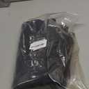 Stove Top Covers for Electric Stove 36x21 Inches, Kitchen HeatResistant Glass Cooktop Protector, Condiment Leaves Pepper Beans Cooking Utensil Ceramic Stovetop Countertop Covers Mat, Oven Cover (Black)