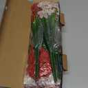 AGIRL 24 Bundles Artificial Flowers for Outdoor,No Fade Fake Plastic Flowers for Garden Porch Window Box Home,Red White Blue Faux Plants for 4th of July Memorial Day Independence Day Patriotic Decor