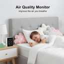 10 in 1 Smart Air Quality Monitor Indoor,Professional Air Quality Test Kit with | TVOC | HCHO | Temp | AQI | PM2.5 | PM0.3 | PM10