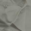 Womens Button Down Shirt Dresses with Pockets Cotton Button Up Tunics Long Sleeve Solid High Low Blouse Tops (Small, White)