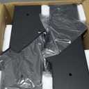 4 Pcs Pergola Brackets, 45-Degree Angle Bracket,4x4 (Actual 3.6x3.6) Corner Support Brackets, Pergola Kit for Gazebo, Deck Porch, Trellis Support Bracket Kit (Black).