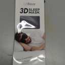 LitBear Sleep Mask for Side Sleeper Women Men, Eye Mask for Sleeping Light Blocking, 3D Contoured Cup Sleeping Mask, Soft Breathable Sleep Eye Mask with Adjustable Elastic Strap for Travel (1 Count (Pack of 1), Black)