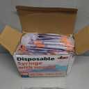 1ML Syringe, Lab Supplies Syringes 29G 1/2 Inch with Cover, Individually Wrapped, Pack of 100