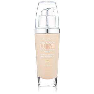 L'Oreal Paris True Match Lumi Healthy Luminous Makeup, W1-2 Porcelain Light Ivory, 1 fl; oz.