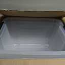 IRIS USA 6-Pack 19 Quart Storage Bins with Lids, Clear
Clear design makes contents easy to find, Great for linens, décor, closet storage, and supplies, Nestable design saves space