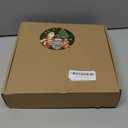 Rattan Natural Star Christmas Tree Topper - Rustic Farmhouse Xmas Treetop with 50 Warm LED Lights for Indoor Christmas Tree Decorations Holiday Seasonal Decor