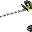 SnapFresh 20V Cordless Hedge Trimmer - 22" Dual-Action Blade,Electric Bush Trimmer,2.0Ah Battery & Fast Charger Included