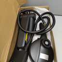 Rain Shower Head with Handheld High Pressure rainfall Shower Heads with Handheld Spray Combo Adjustable one-piece stand daul shower head Built-in Magnetic Docking and Power Jets-Black