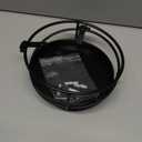 Wall Mounted Plant Holder, 2 Pack Metal Flower Pot Wall Shelf Indoor Outdoor, Decorative Floating Shelves Hanging Plant Holder for Patio Balcony Porch Bedroom Home Decor, Black