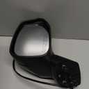 Dasbecan Right Passenger Side Black Door Mirror Compatible with 2012 2013 2014 2015 Honda Civic Power Glass Manual Folding Replace# HO1321261, 76208TR0A01-PFM, 76208TR6C01-PFM, 76201TR0A01ZD, 76202TR0A01