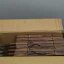 GHWIE Wooden Garden Fence Wood Garden Edging Border Decorative Landscape Border Edging,Planting Tree Fence Landscape Edging Flower Bed Fences-11.8'' H x 48'' L (3 Pack,12Ft Total Length)