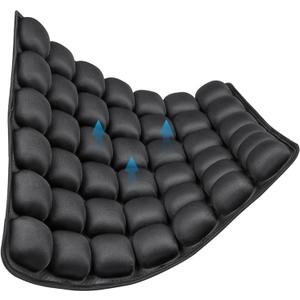 Nasheed Inflatable Airplane Seat Cushion for Travel, Suitable, Portable Inflatable 3D Air Cell Seat Cushions for Airplanes, Office Chairs, Wheelchairs, Cars, Stadiums