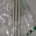 Curtain Rods for windows 32-48 inch, 5/8 inch Decorative Nickel Splicing Heavy Duty Metal Curtain Rod set with Brackets