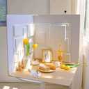 Large Photo Backdrop Board: 5PCS 8Patterns Product Photography Props for Food Jewelry, 3D Stereoscopic Background Table Top Small Shooting Kit (XL Size 24x24in)