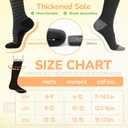 Merino Wool Compression Socks for Women Men, 15-20 mmHg Knee High Socks for Flying, Travel, Running (Yellow, S)