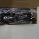 Surge Protector Power Strip - Nuetsa Flat Plug Extension Cord with 8 Outlets and 4 USB Ports, 6 Feet Power Cord (1625W/13A), 2700 Joules, ETL Listed, Black