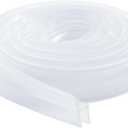 Flexible Shower Door Side Seal Strip 100 Inch Shower Door Side Sweep for 3/8" Framelss Glass Door